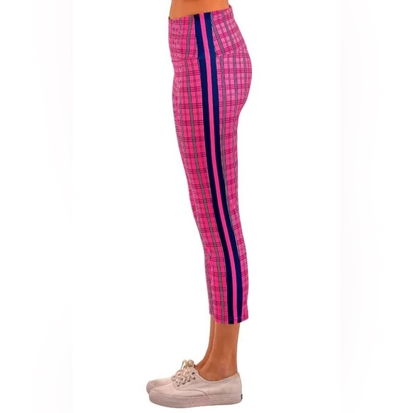 Gretchen Scott Designs Pants - Gretchen Scott Plaid Sunshine Pull On Legging Pants